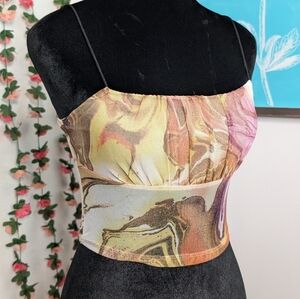 Stylish Multicolor Camisole Top